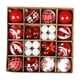 thumbnail image 2 of 36 Piezas Bolas De Navidad Adornos Decoraciones DIY Para Celebración En El Patio Trasero Rojo Blanco, 2 of 3