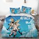 thumbnail image 1 of Att-ack on Gi-ant Eren L-evi Ani-me Soft 3D Pri-nted Du-vet Cover -Bedd-ing Set with Co-mforte-r Cover-, 1 of 5