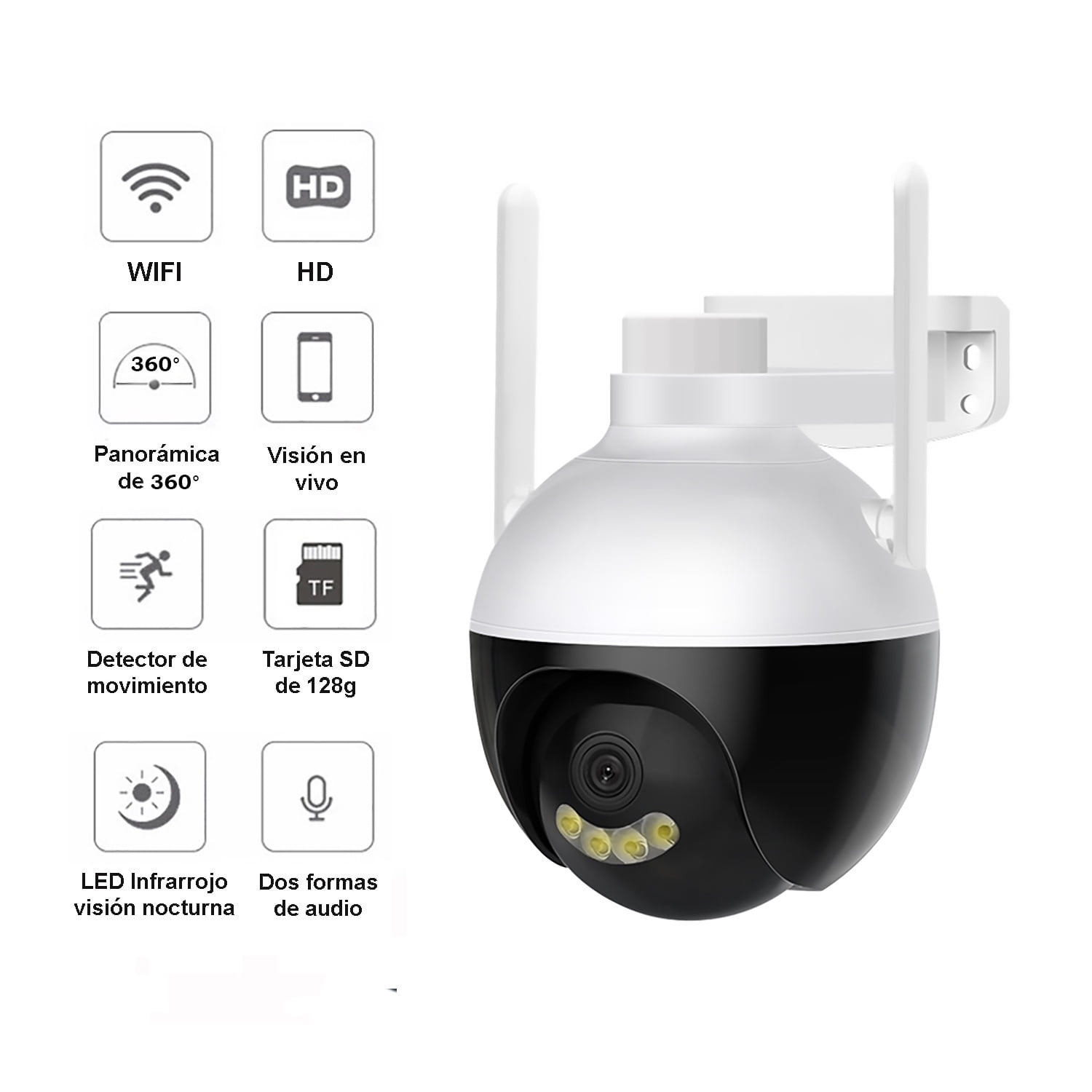 Vipa - Cámara Seguridad Exterior Ip Wifi Ip1050 Full Hd 2mp