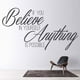 thumbnail image 2 of Decomural Believe In Yourself Inspirational WS-32384, 2 of 2