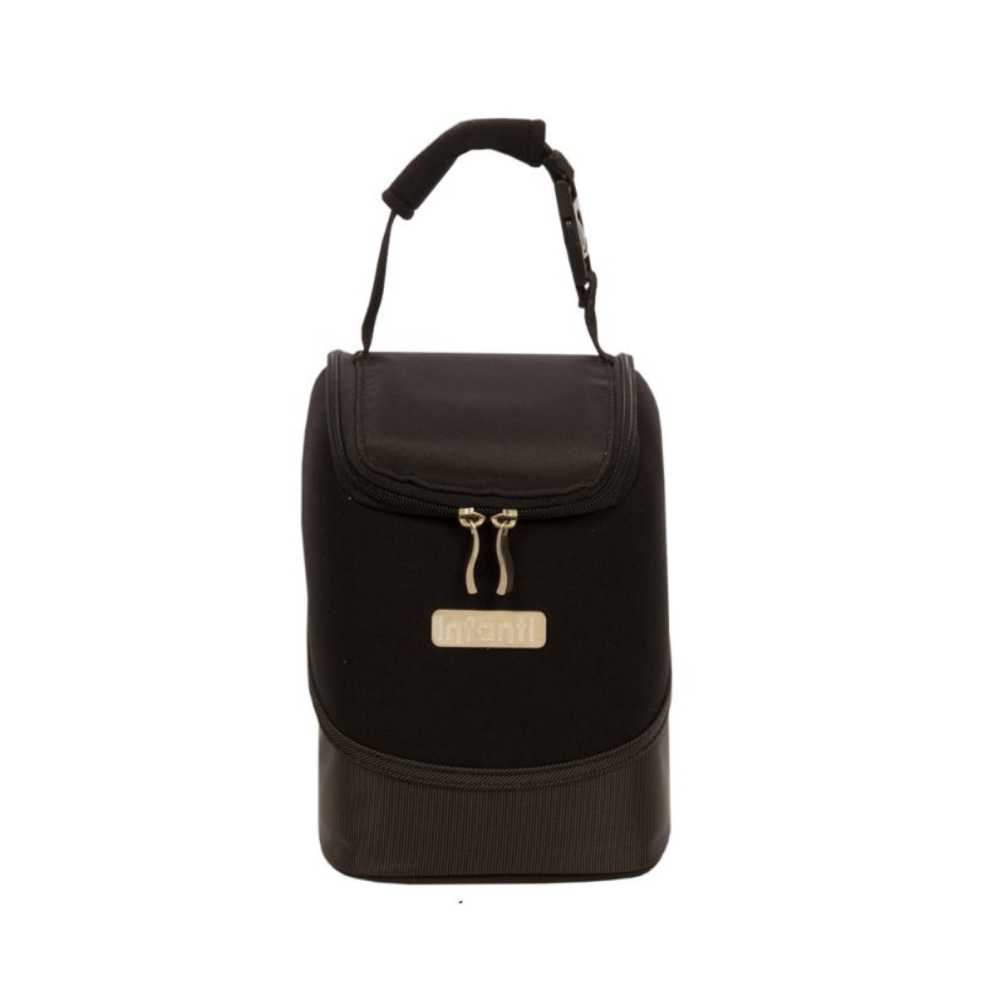 Bolso Porta Mamaderas Térmico Negro