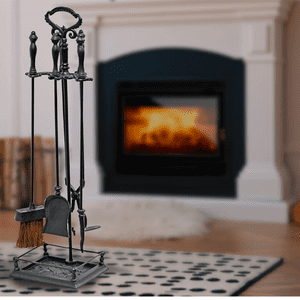 Muebles Santa Ana - Set Chimenea Fierro Fundido