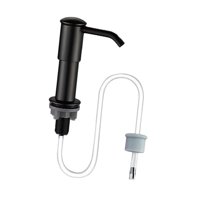 Magideal - Cabezal De Bomba Dispensadora De Jabón De Cocina, Bomba De Jabón Líquido Con S De Tubos De Extensión Para El Hogar, Baño, Fregadero De Cocina , Negro