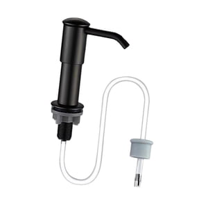 Magideal - Cabezal De Bomba Dispensadora De Jabón De Cocina, Bomba De Jabón Líquido Con S De Tubos De Extensión Para El Hogar, Baño, Fregadero De Cocina , Negro