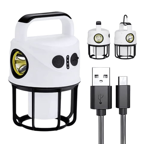 Novystor - Lámpara Camping Dual Led Recargable Con Power Bank