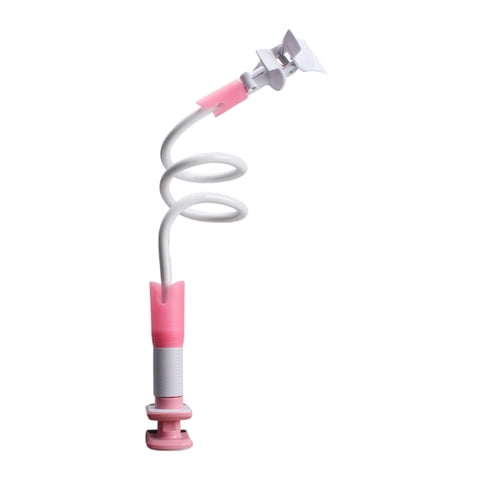 Magideal - Soporte Para Biberón , Soporte Para Biberones, Clip Para Biberón, Soporte Fijo Portátil Para , Cochecito, Cuna, Cochecito , Rosa 105Cm