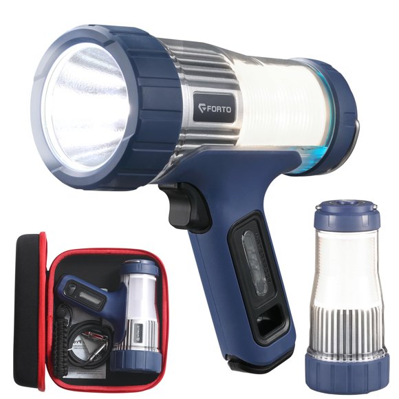 Linterna recargable impermeable LED FORTO 3000 lúmenes