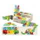 thumbnail image 1 of Set 5 Puzzles Rompecabezas 3D Madera Animales Niños Lau, 1 of 3