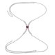 thumbnail image 5 of Accesorios De Joyería De Cadena De Pecho De Lencería Para Club Summer Mujeres Y Ni?as Red Diamond Silver, 5 of 5