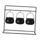 thumbnail image 5 of Juego de 3 cuencos para servir, decoración para fiesta de Halloween, accesorios fotográficos decorativos y tetera para uso en interiores y exteriores., 5 of 5