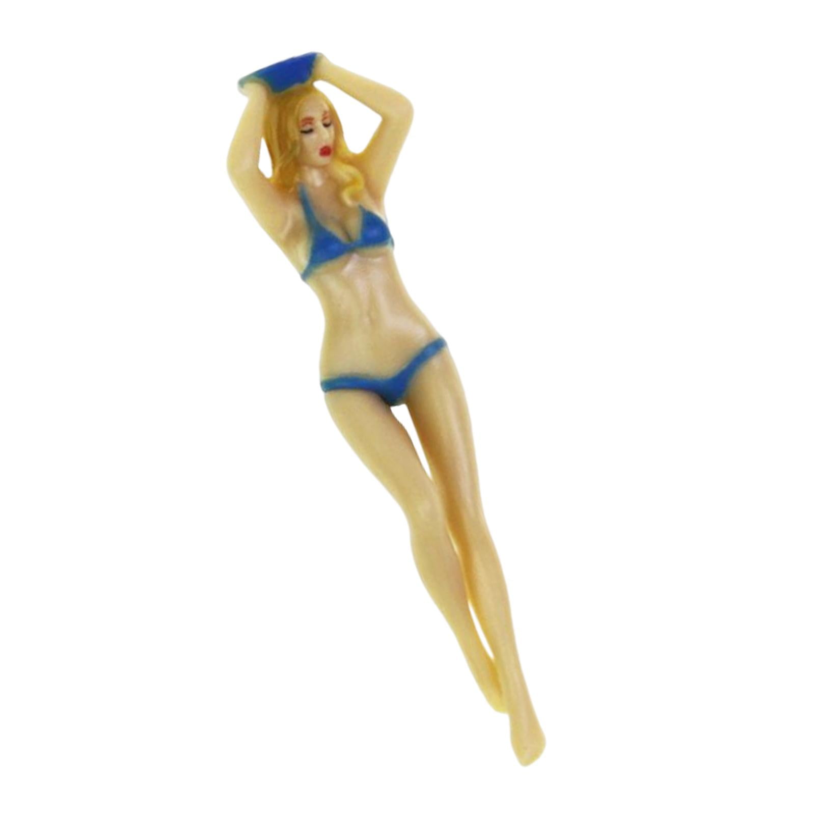 Ioensy - Novedad Golf Tees Lady Bikini Girl Bachelor Party Golf Accesorios Azul