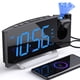thumbnail image 1 of Despertador de proyección Uptimus con radio FM y puerto USB, 1 of 6