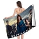 thumbnail image 4 of Britannia Toalla de playa de secado rápido con diseño temático, regalo para mujeres y niñas, ideal para cumpleaños, fans, amantes de la música, uso en la playa o al aire libre, 78 × 150 cm, 4 of 6