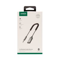 Ugreen - Receptor Audio Automovil Bluetooth 5.0 Plug 3.5Mm /Power Usb-A Cm309