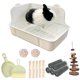 thumbnail image 1 of Caja de arena RUBYHOME de 28 cm para esquina, 1 of 7