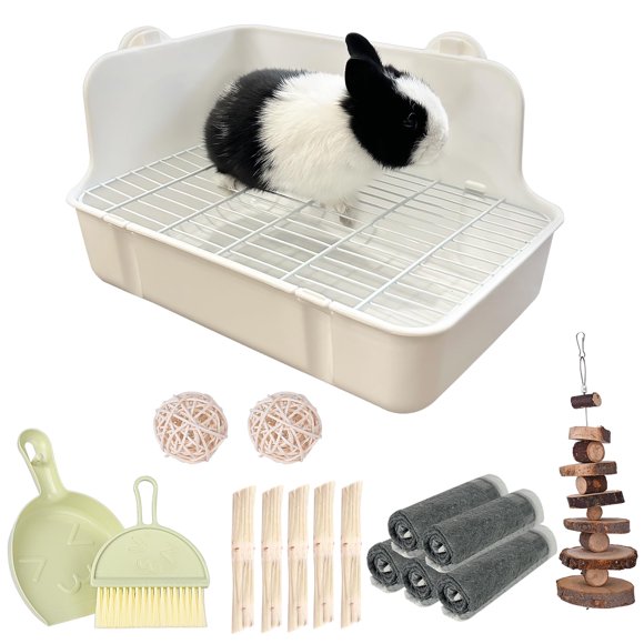 Caja de arena RUBYHOME de 28 cm para esquina