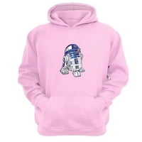 Genérico - Polerón Canguro Robot Redondo Sw Rosa Talla S Unisex