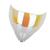 Ioensy - Visera De Casco Escudo De Cara Completa Para Icon Casco Durable Clear Revo Red