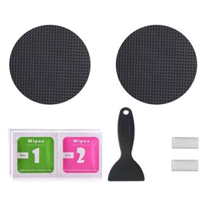 Ioensy - Parches De Reparación De Trampolín Fuerte Cubierta De Orificio De Fijación Cinta Duradera 4 ""X 4"" 2 Uds