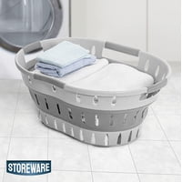 Canasto Ropa Sucia Cesto Plegable Con Asas 60L Home Logics