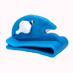 Magideal - Herramienta Cortadora De Cinta De Globos, Abridor De Paquetes, Accesorios Para Globos, Portátil Para Perforar Globos, Accesorios De Actuación De Payas Azul