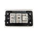 thumbnail image 4 of Pack 5 Tomacorriente Doble 10/16A 250V + Interruptor Simple 9/12 10A Blanco, 4 of 4