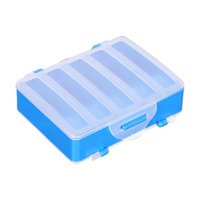 Magideal - Caja De Aparejos De Pesca, Anzuelo De Señuelo De Cebo, Caja De Anzuelo De Señuelo Portátil De Doble Cara, Organizador De Anzuelo De Pesca, Accesorios