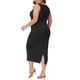 thumbnail image 5 of Agnes Orinda Trajes de Halloween Vestido de Mujer Tallas Grandes Vestido de Verano Sin Mangas Cuello Cuadrado Ajustado Cóctel Vestido de Tirantes 5X Negro, 5 of 8