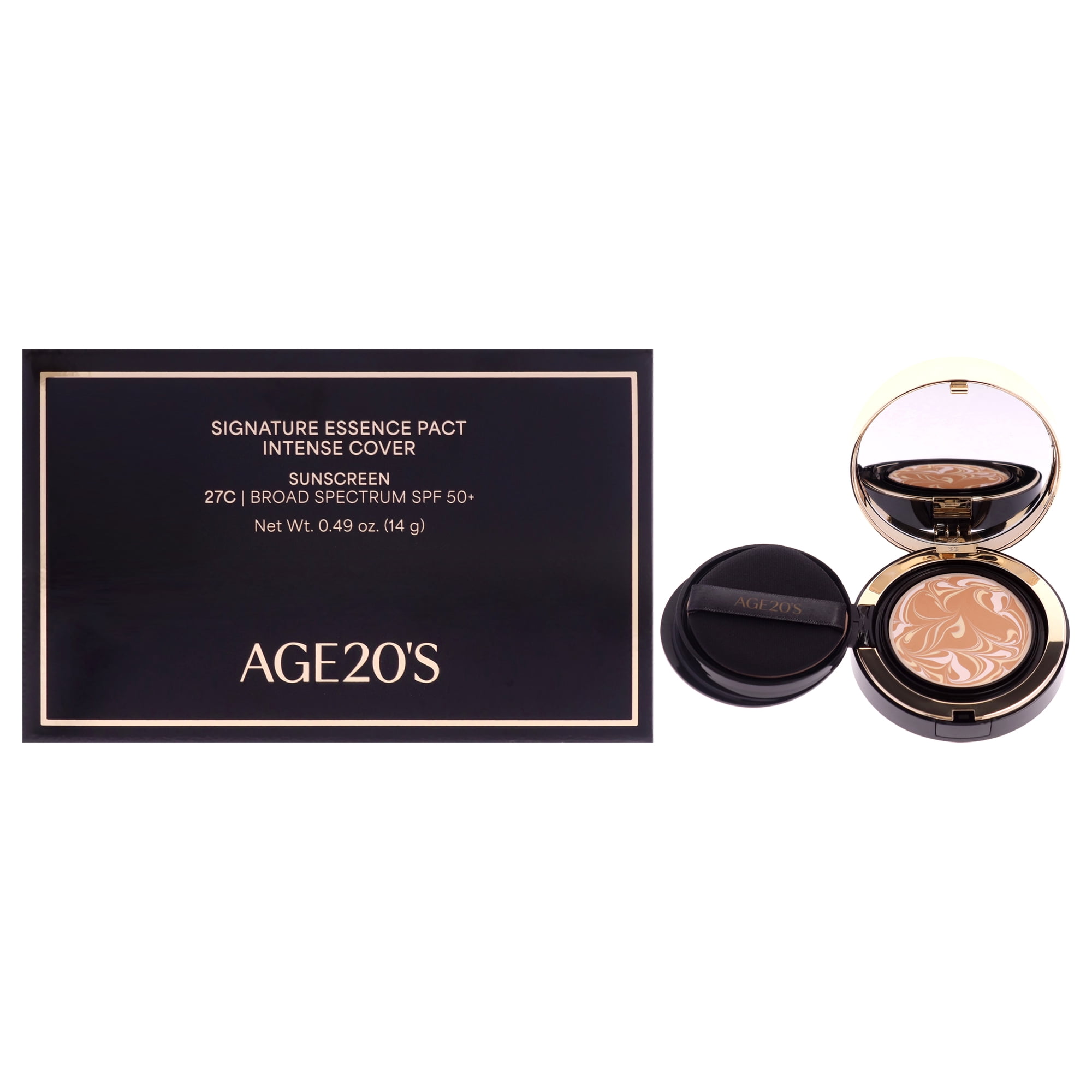 Base De Maquillaje Age20s Signature Essence Pact Intense Cover Spf 50 Plus 14.7ml Mujer
