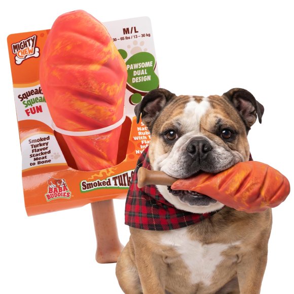 Juguete de masticar para perros Baba Buddies 20 cm Pata de pavo 5 en 1