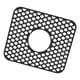 thumbnail image 5 of Alfombrilla de silicona para fregadero, accesorio de rejilla protectora para fregadero de cocina con drenaje central, rejillas de fregadero plegables , negro, 5 of 5