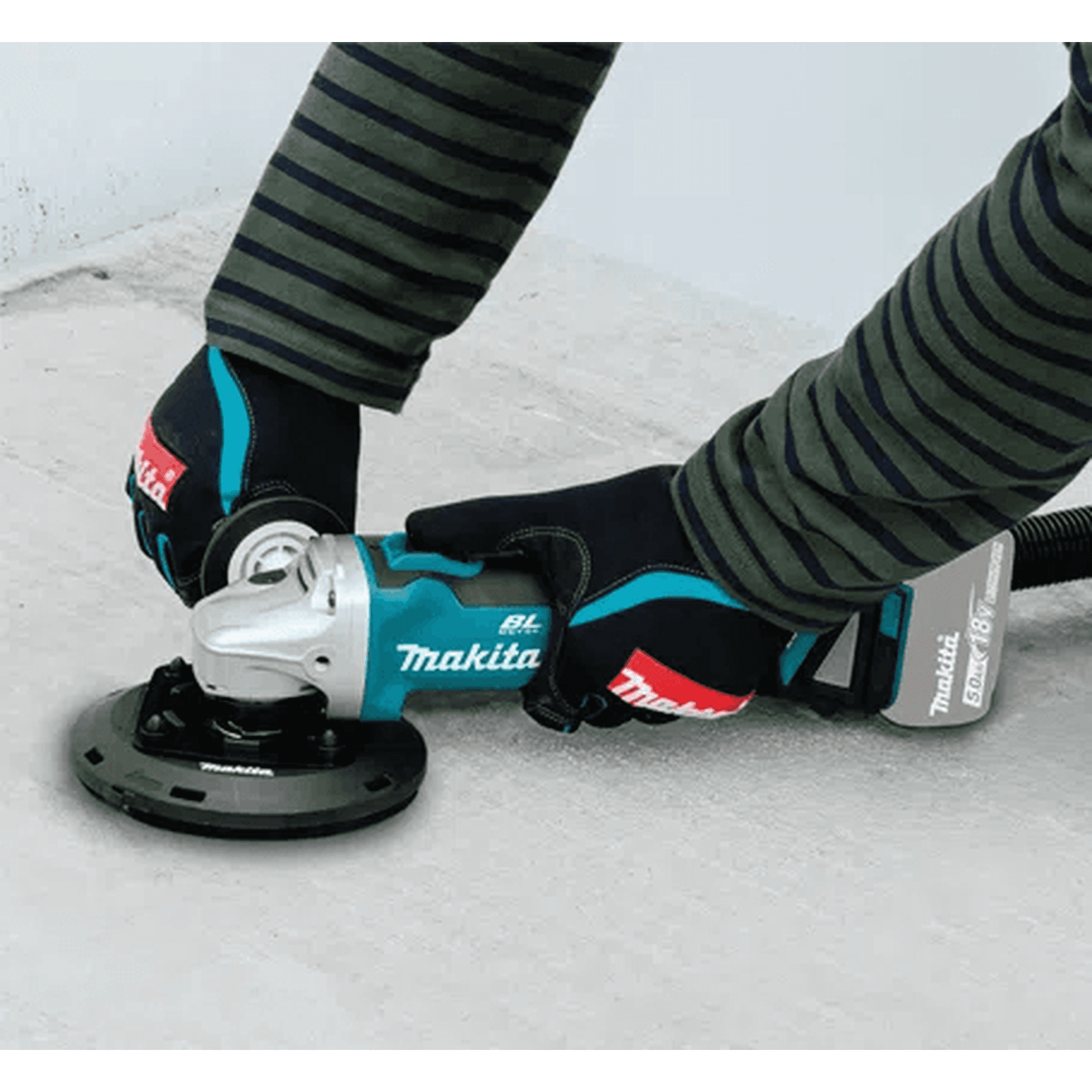 Esmeril Angular 4.1/2'' Dga454z Sin Bat. Sin Carg. Makita
