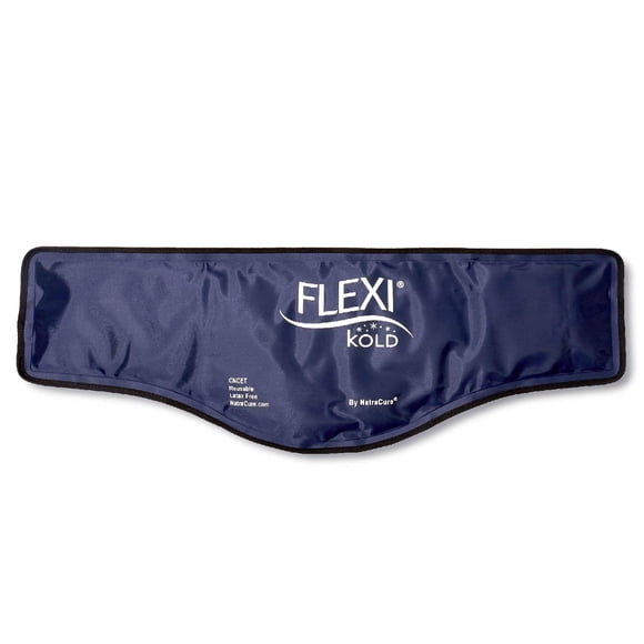 Bolsa de hielo para cuello NatraCure FlexiKold Gel reutilizable para terapia de frío