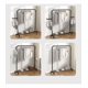 thumbnail image 4 of Perchero Exhibidor Colgadores Ropa Metálico Ruedas, 4 of 4