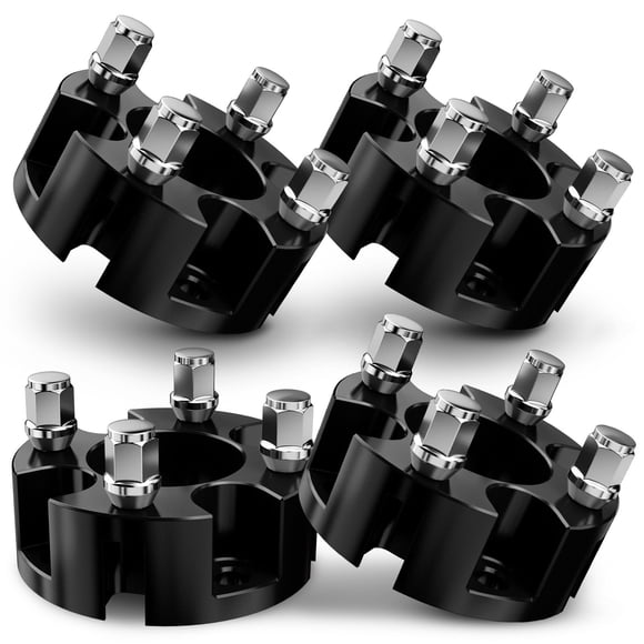 Espaciadores de Rueda OMEIPMEO 50 mm 4x101,6 mm Negro 4 piezas