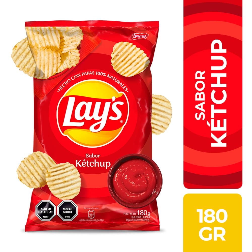 Papas Fritas Kétchup 180 g Lay's