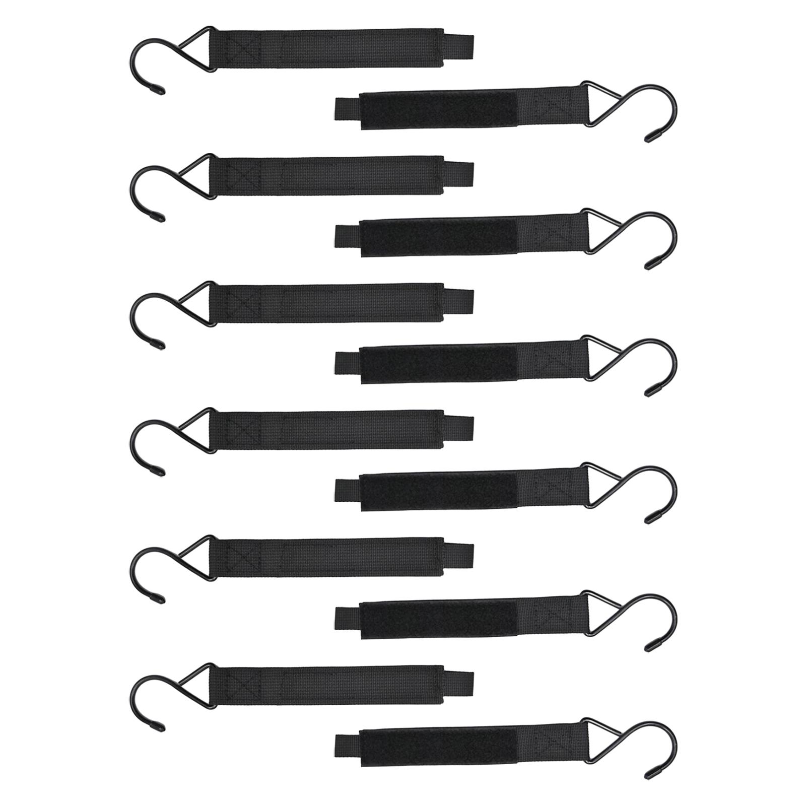 Ioensy - Ganchos Para Refugio De Pesca En Hielo, Gancho De Almacenamiento Para Tienda De Campaña, Linterna, Luces De Acampada, 12 Uds.