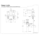 thumbnail image 3 of Grifo para baño Kingston Brass FB4641ZX de 4" tipo centerset, cromo pulido, 3 of 3