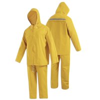 Vipnetwork - Traje Impermeable Jardinera 2 Piezas Amarillo Talla L