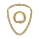 thumbnail image 1 of Cadena Cubana Punk Para Hombres Collar Pulsera Joyería Colgante Regalo Dorado, 1 of 3