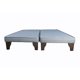 thumbnail image 2 of Base de Cama King Europea Lino Gris Ribet, 2 of 5