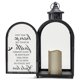 thumbnail image 4 of Farol con forma de vela Elanze Designs House Built On Faith Black, 4 of 4