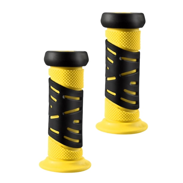 Puños de bicicleta para niños Puños de repuesto para bicicleta Antideslizantes Suaves Duradero Cómodo Manipulación Puños de bicicleta para niños Niñas Amarillo