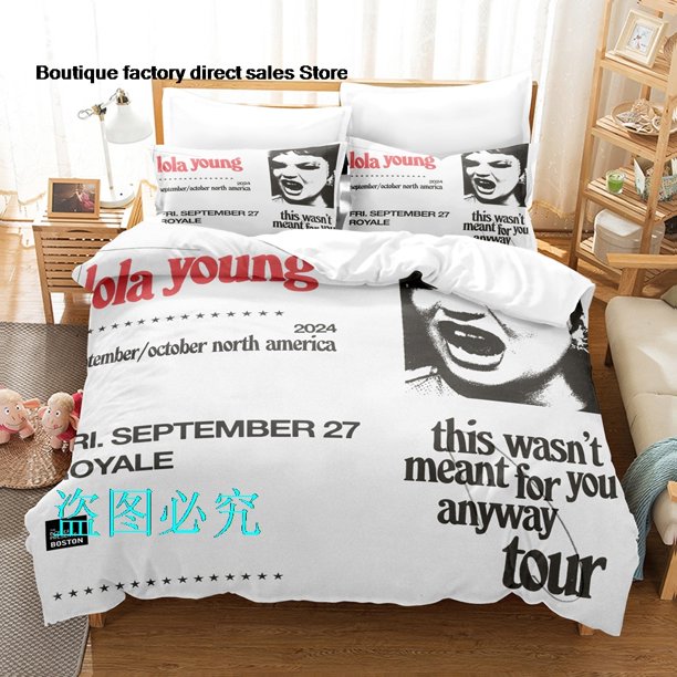 Lola Young Celebrity album Bedding Set Single Twin Full Queen King Size Bed Set Adult Kid Bedroom Duvetcover Sets parure de litBed Sheets