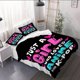 thumbnail image 1 of 3pcs Duvet Cover Set for a Girl Who Loves Anime And K-POP - a Stylish Bedding Ensemble with Printed Bed Featuring a Soft And Comfortable Duvet Cover, 1 of 1