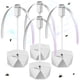 thumbnail image 1 of Ventilador repelente de moscas PIMAG Fly Fly Fans para mesa, paquete de 4 unidades, color plateado, 1 of 7