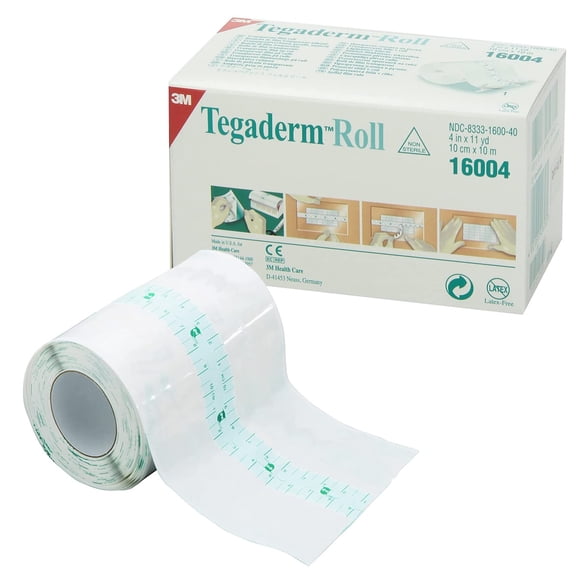 Rollo de película transparente para vestirse 3M Health Care 16004, 10 cm x 10 m