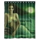 thumbnail image 1 of Cortina de ducha de sirena con ganchos, tamaño 60 x 72 pulgadas, 1 of 3