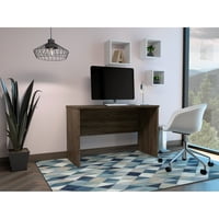 Tuhome - Escritorio Recto Malibu Coñac 75X120X53 Cm