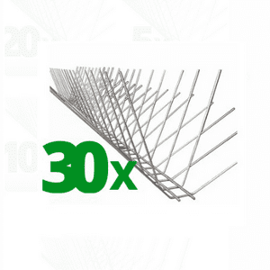 Pestbusters - Pack 30 Mts. Pinchos Y Puas Antipaloma Alambre Galvanizado